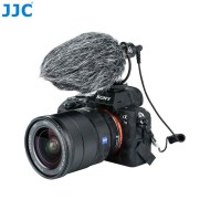 JJC SGM-V1 Richtmikrofon für DSLR- und Videokameras mit Zubehör