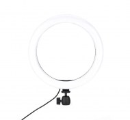 JJC ZB-7, 25cm LED Foto Leuchten Ring Licht Kit mit Stativ, Haltern und Fernbedienung