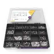 Schrauben Set Rundkopf Metrisch Inbus und Torx M4 M5 M6 Chromstahl A2