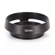Metall Gegenlichtblende für Objektive mit 52mm Filterdurchmesser 
