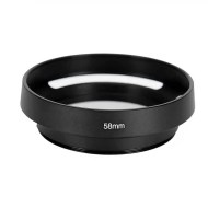 Metall Gegenlichtblende für Objektive mit 58mm Filterdurchmesser 