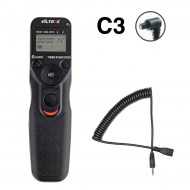 Timer JY-MC C3 Intervallauslöser für Canon R5, 6D II, 7D II, 5D III, 5D IV, 5Ds, 50D, 1D MK I-IV u.a.